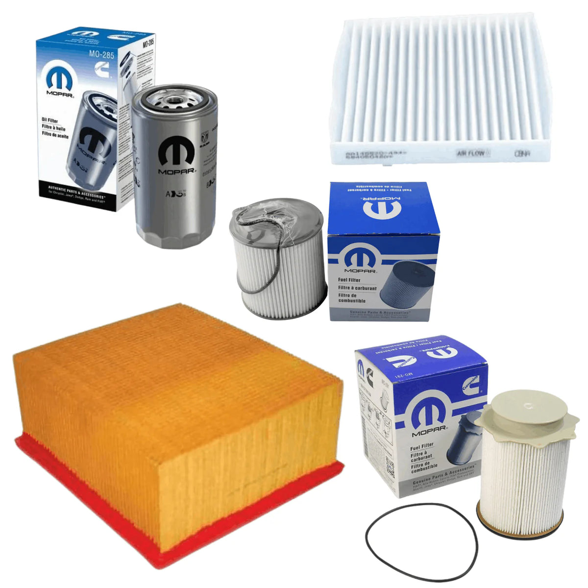 Mopar 2019 to 2024 Ram 6.7L Cummins Filter Kit